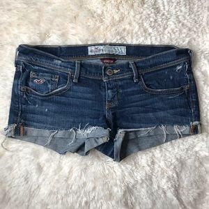 🏖Hollister Juniors Size 3 Low Rise Denim Shorts🏖
